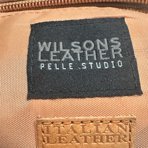 Wilsons Leather Pelle Studio Cognac Shoulder Bag - Picture 6 of 12